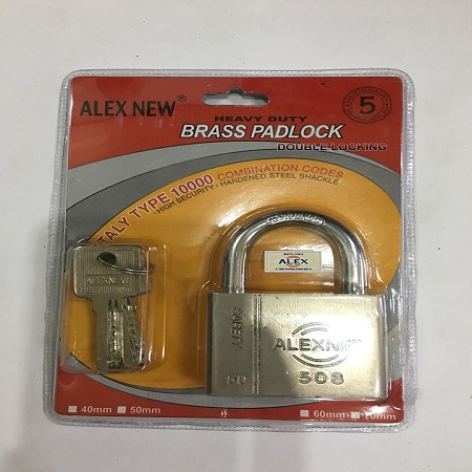 Ổ Khóa ALEX Trắng Chìa Vi Tính