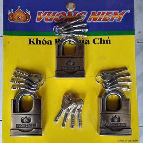 Bộ 3 Ổ Khóa Chống Cắt Vương Niêm
