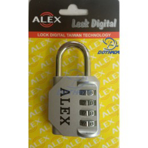 Ổ Khóa 4 Số Vali Màu Alex