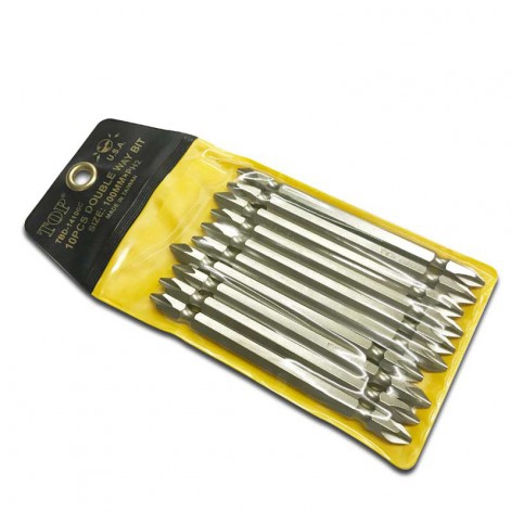 MŨI SIẾT VÍT 2 ĐẦU BAKE PH2 DÀI 200MM XI TRẮNG TOP