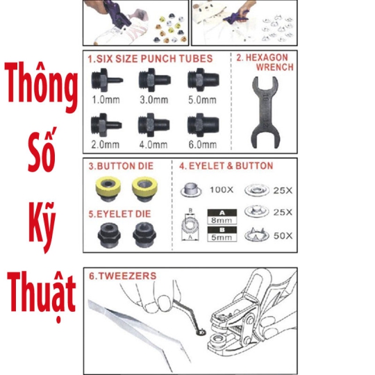 Kìm Bấm Lỗ Dây Da Cao Cấp LICOTA