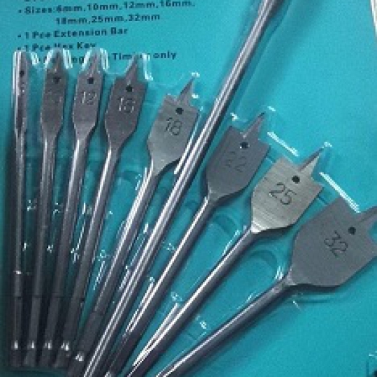 Bộ khoan gỗ dẹp 12 món