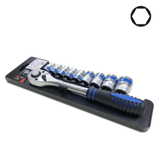 Bộ Tuýp 10 Món 1/2 Cần Tự Động Bộc Nhựa TOP