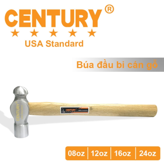 Búa Đầu Bi Cán Gỗ CENTURY