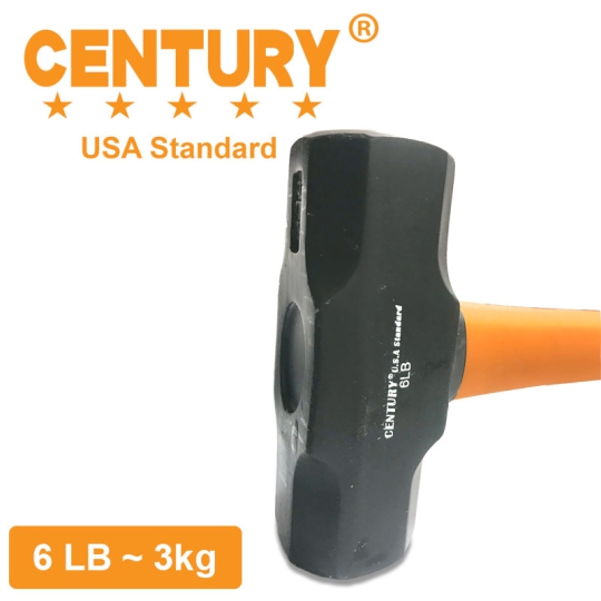 Búa Thép Hai Đầu Lục Giác CENTURY