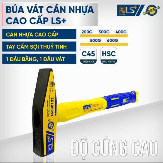 Búa Vát Cán Nhựa LS+