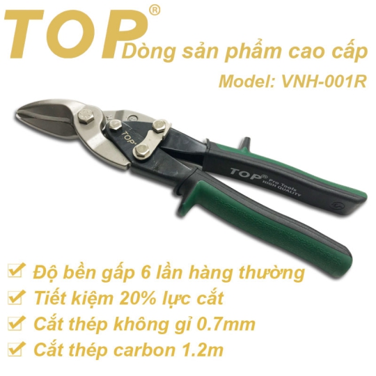 Kéo Cắt Tôn Cao Cấp TOP (Thẳng - Cong Trái - Cong Phải)