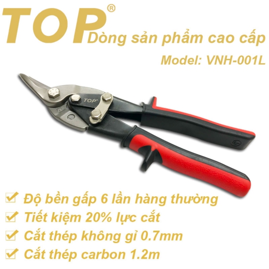 Kéo Cắt Tôn Cao Cấp TOP (Thẳng - Cong Trái - Cong Phải)