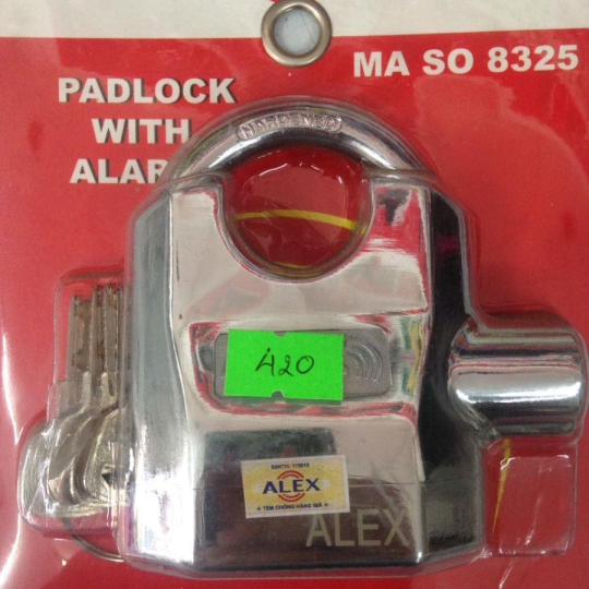 Ổ Khóa Hú Alex New Trắng Chống Cắt 