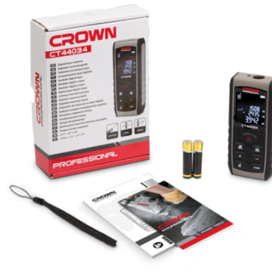 Máy Đo Khoảng Cách Laser 80M CT44034 CROWN
