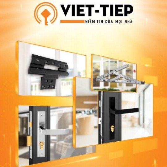 Bộ Khóa Cửa Và Phụ KIện Nhôm Kính Việt Tiệp (có nhiều mẫu)
