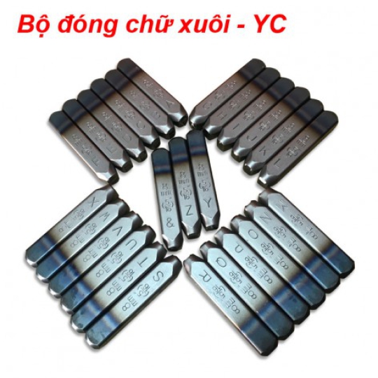 Bộ Đóng Chữ Xuôi YC