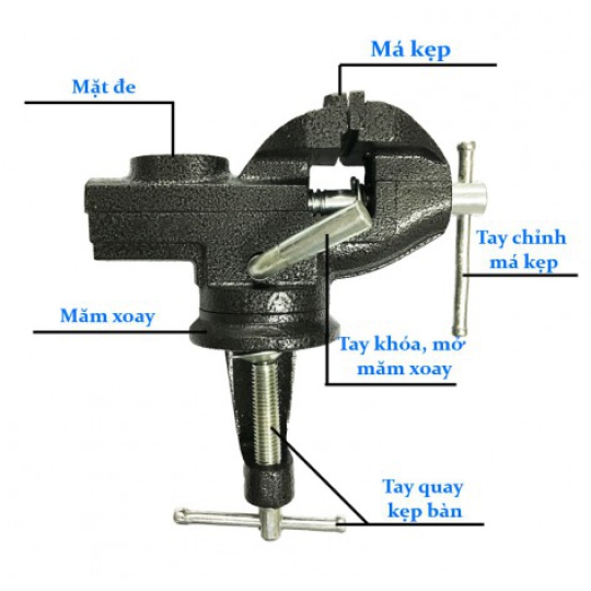 ÊTÔ Mini Kẹp Bàn CENTURY