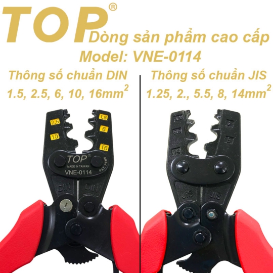 Kìm Bấm Đầu Cos Có Trợ Lực 1.5 TOP