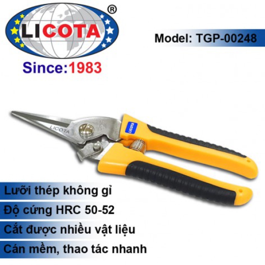 Kéo Cắt Cành Nhọn Kiểu Anh LICOTA