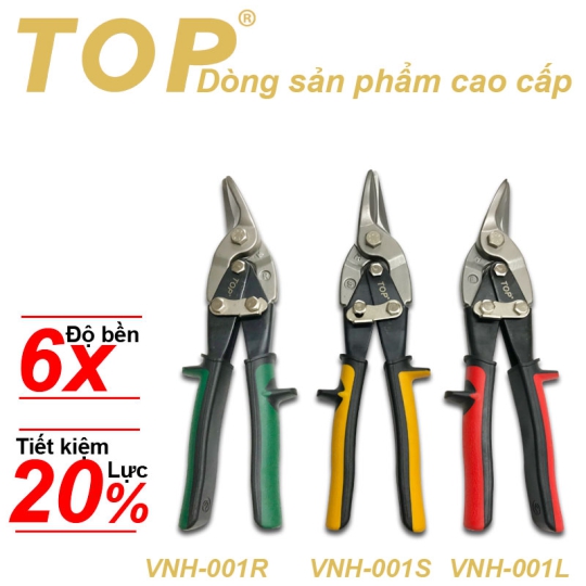 Kéo Cắt Tôn Cao Cấp TOP (Thẳng - Cong Trái - Cong Phải)