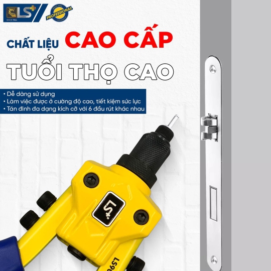 Kìm Rive Inox Trợ Lực Mini Cao Cấp 10″ LS+