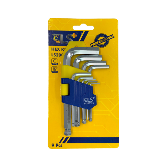 Bộ Lục Giác Bi 9 Cây Loại Ngắn LS+