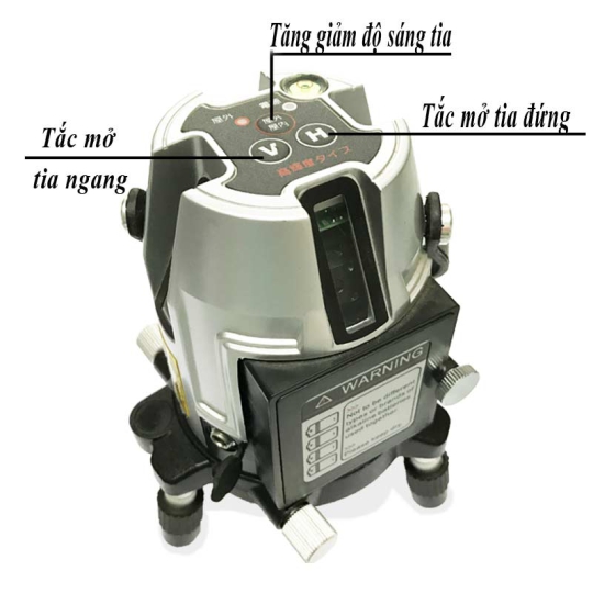 Máy Cân Bằng Tia Laser Chống Mưa, Bụi 6 Tia 15MW MUJINGFANG