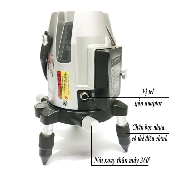 Máy Cân Bằng Tia Laser Chống Mưa, Bụi 6 Tia 15MW MUJINGFANG