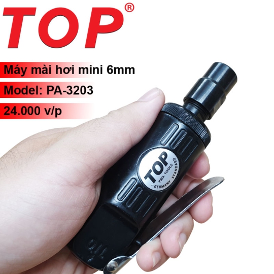 Máy Mài Mini Bằng Khí Nén 6mm 24.000 Vòng/Phút (Đen) TOP