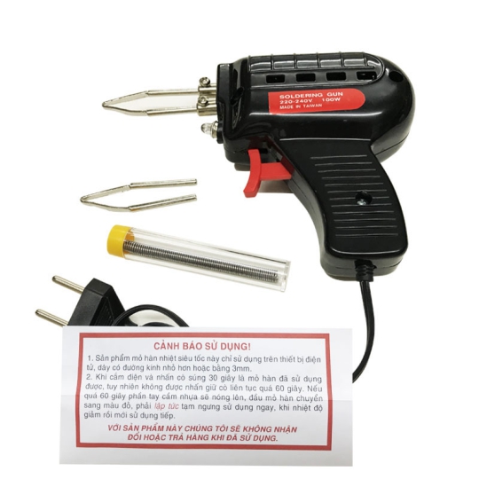 Mỏ Hàn Chì Bằng Điện Dạng Súng 100W-220V TOP
