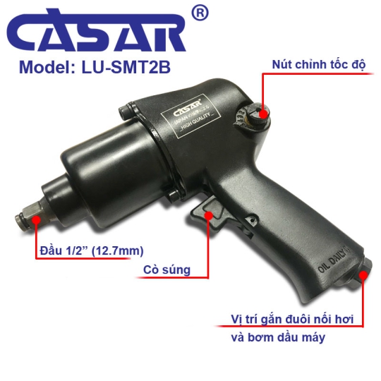 Súng Mở Tuýp 1/2” 2 Búa CASAR