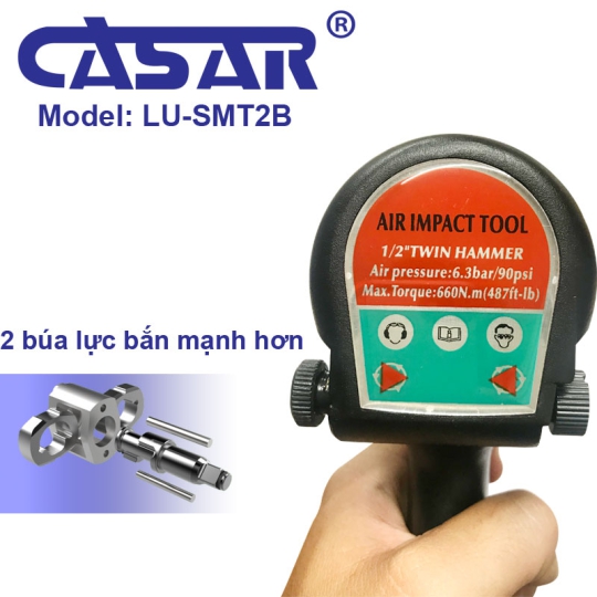 Súng Mở Tuýp 1/2” 2 Búa CASAR