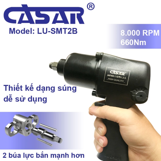Súng Mở Tuýp 1/2” 2 Búa CASAR