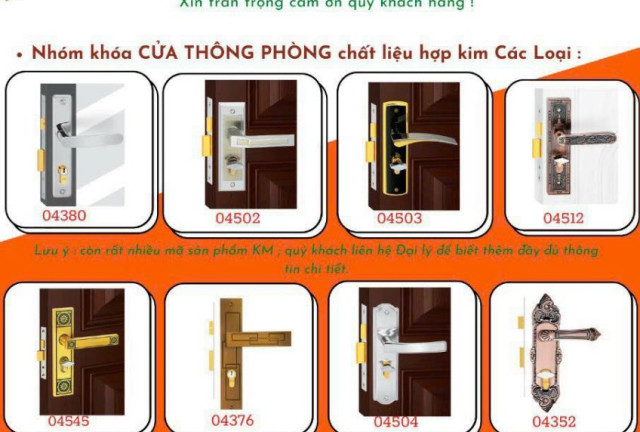 Khóa Việt Tiệp Khuyến Mãi T07.2023